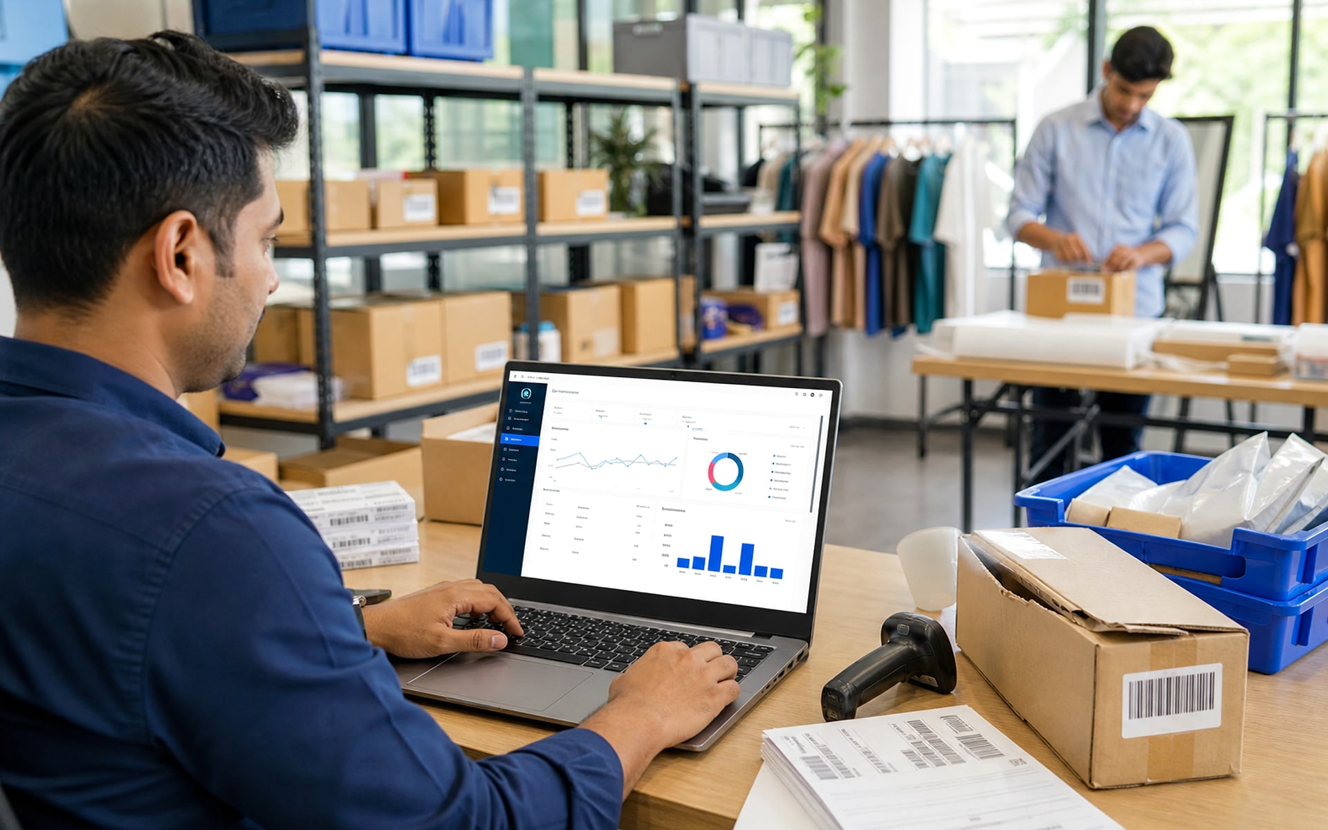 Order, fulfilment, payments and inventory dashboard