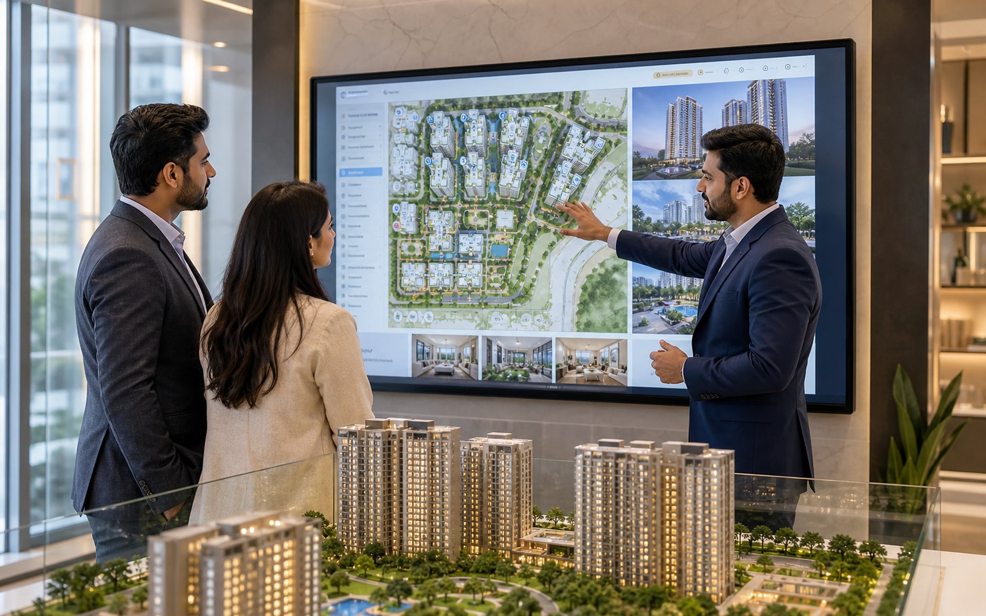 Real estate CRM and property management dashboard